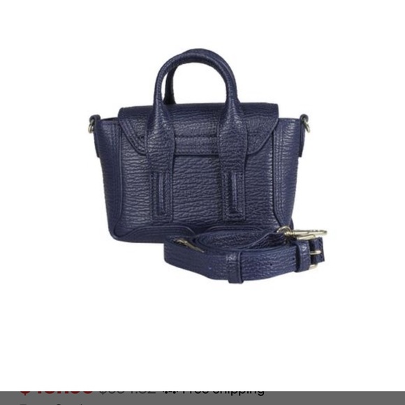 3.1 Phillip Lim Women's Blue Pashli Nano Satchel Bag - Picture 4 of 4
